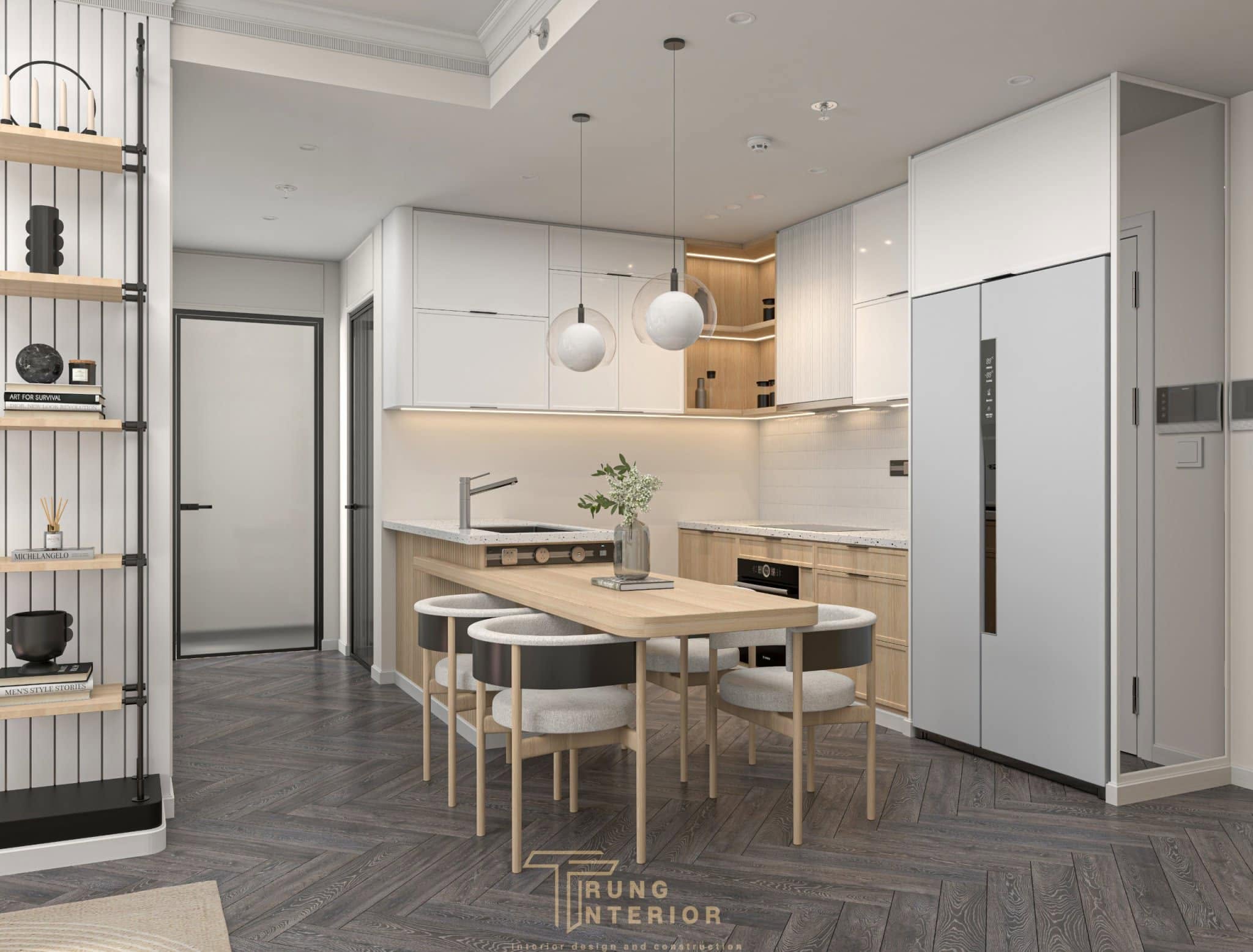 thiết kế nội thất nhà phố TPHCM
