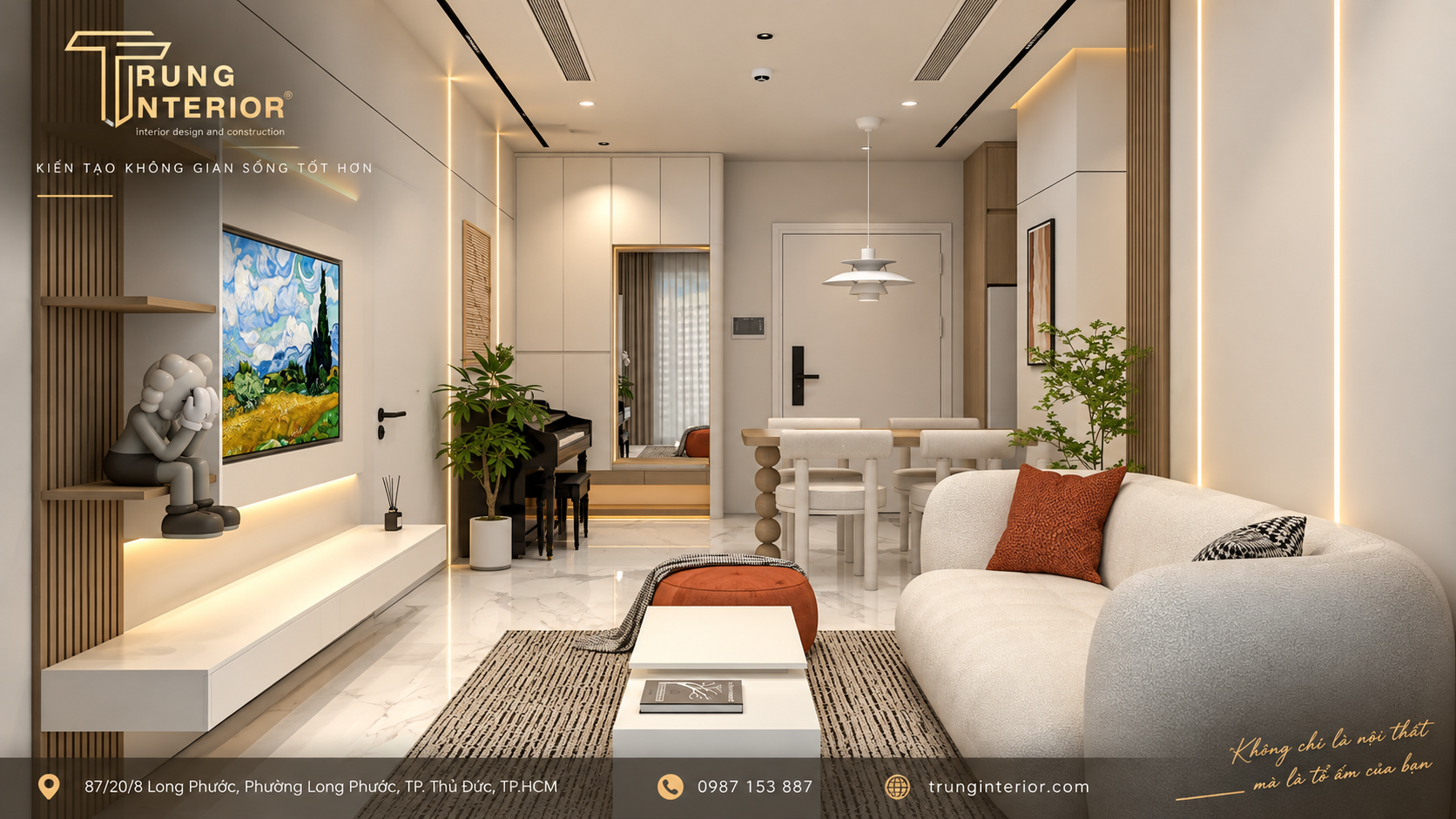 Các bước cải tạo phòng khách thông minh không cần thay đồ mới